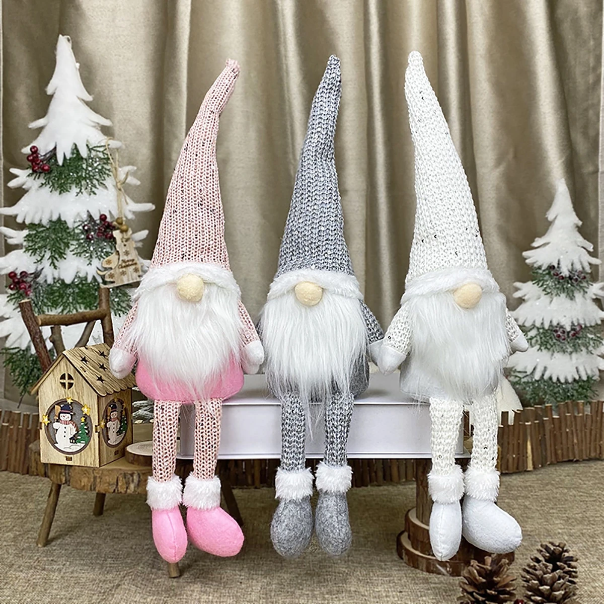 Gnome Christmas Faceless Doll Merry Christmas Decorations For Home 2024 Cristmas Ornament Xmas Tree Navidad Natal New Year 2025