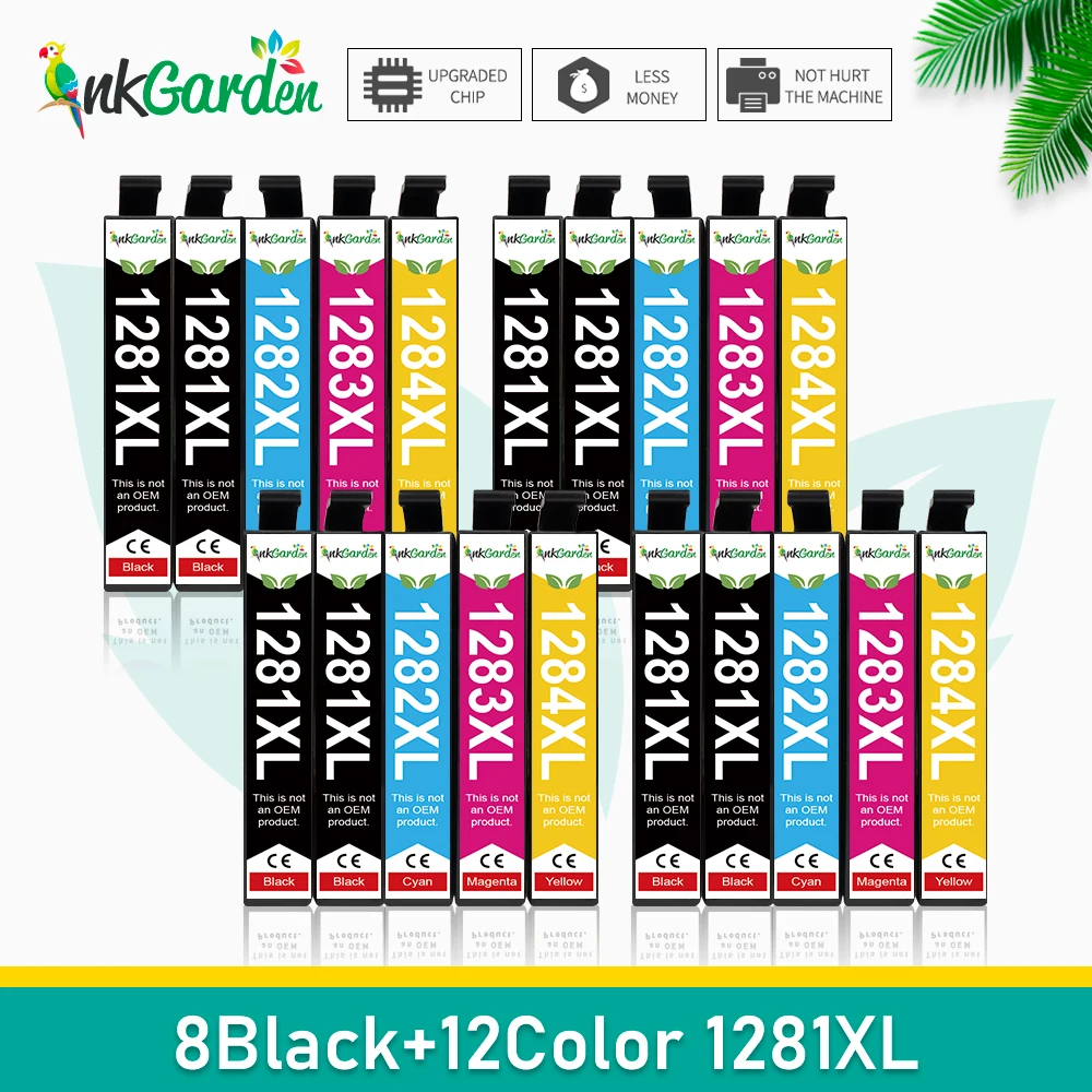 1281 Ink Cartridge For Epson T1281 T1282 T1283 Compatible SX125 SX130 SX230 SX235W SX420W SX425W SX430W SX435W Printer XL