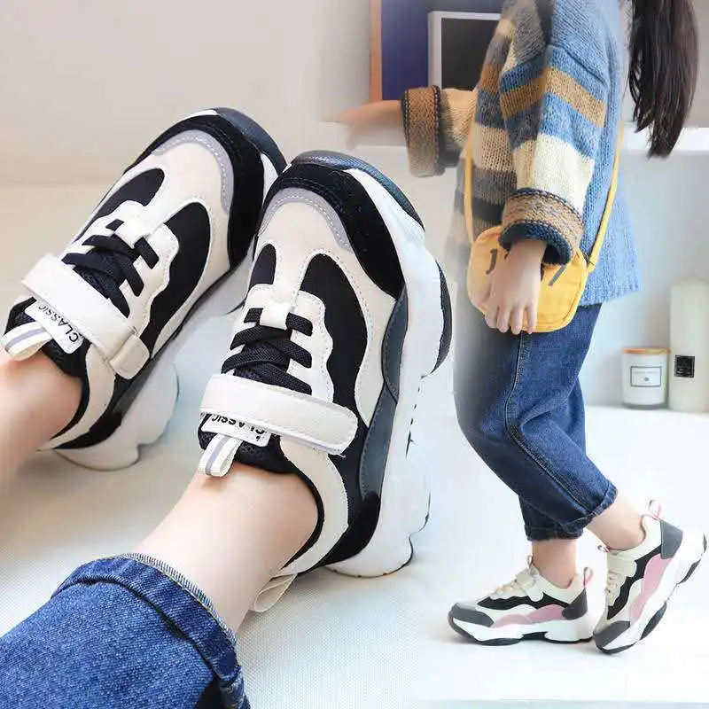 Spring & Autumn Children Sneakers 2021 New Kids Casual Shoes Girls Boys Unisex Flats Sports Running Shoe 4 5 6 7 8 9 10 12 Year