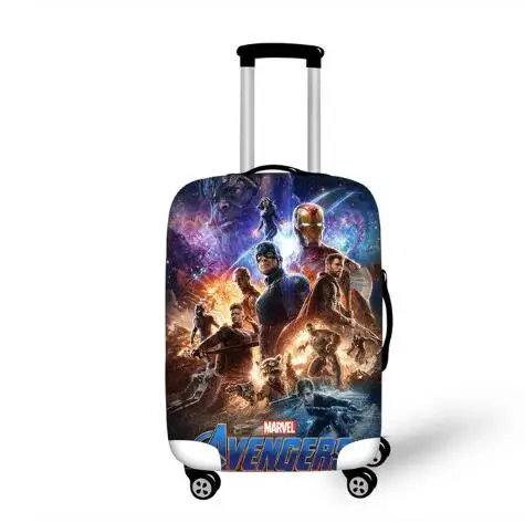 18\'\'-32\'\' Super Hero Elastic Luggage Protective Cover Trolley Suitcase Dust Bag Case Cartoon Travel Accessories