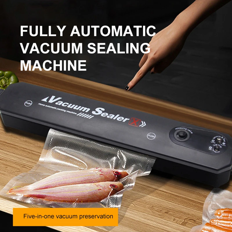 

Vacuum Packaging Machine, Automatic Food Sealer, Automatic Vacuum Sealing Machine for Savers Dry & Moist Food Modes