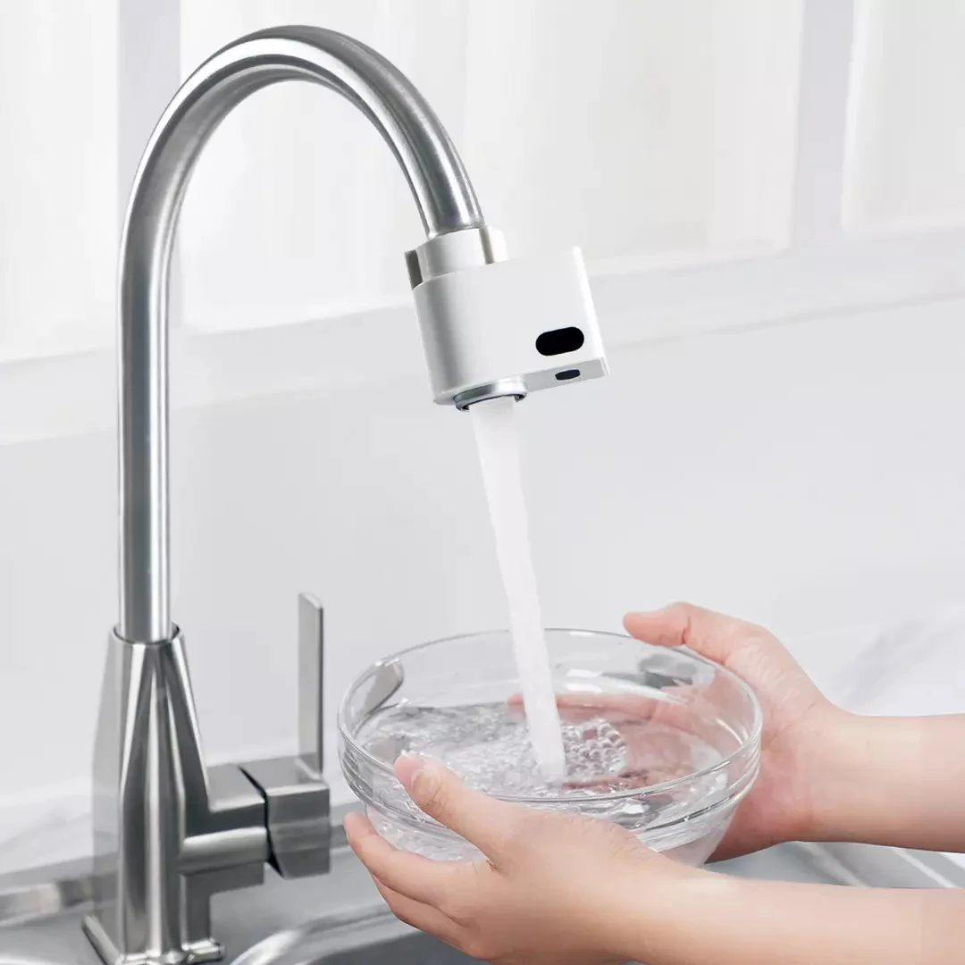 2021 YOUPIN Original Xiaoda Induction Water Saver Smart Sensor Automatic Water Saver Tap Kitchen Energy Saving Nozzle Tool