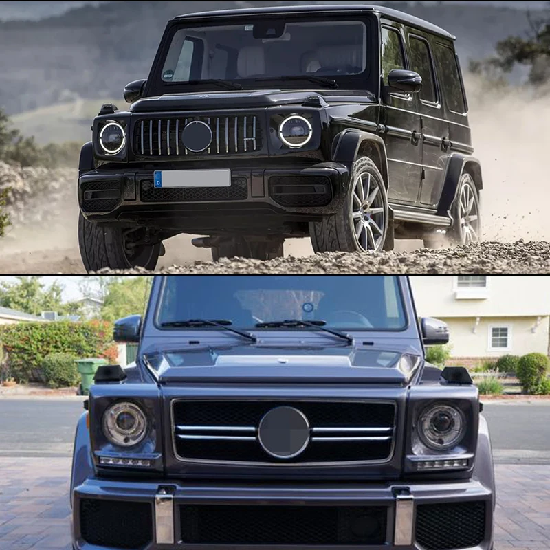 IJDM Per 1986-2018 Mercedes Benz W463 Classe G G500 G550 G55 G63 G65 ecc. Guscio di copertura della luce degli indicatori di direzione anteriori per