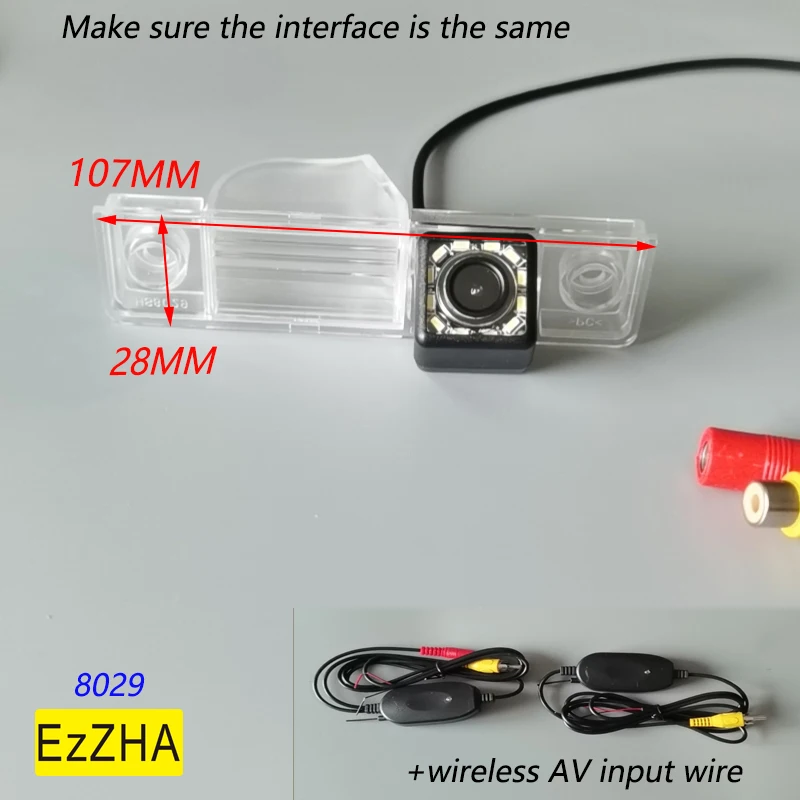 

EzZHA For Roewe 350 2010 - 2016 / Morris Garages MG GT 350 Car HD Rear View Parking Camera Auto Backup Monitor Waterproof 4 led