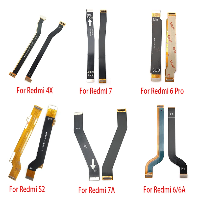 20Pcs/Lot，Main Board Motherboard Connector Board Flex Cable For Xiaomi Redmi 4 4X 4A 5 5A 7 7A 6 6A 8 8A S2 K20 Pro