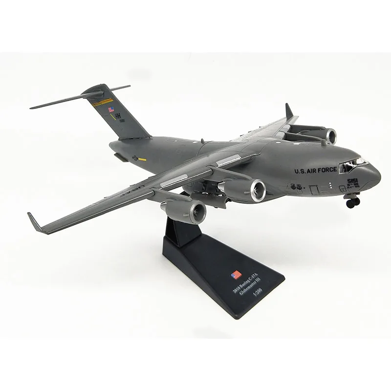 1/200 U.S. Navy Army C-17 Globemaster Transport aircraft airplane plane fighter model toy for indoor display children collection