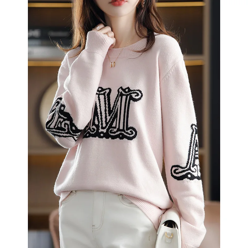 Winter casual cashmere Sweater Women oversize O-Neck thick Sweater pullovers Women 2021 loose  women\'s sweaters jumper