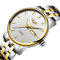GUANQIN Automatic Self-Wind Mechanical Men's Wrist Watch Business Waterproof Clock Sapphire Crystal Wristwatch Relogio Masculino