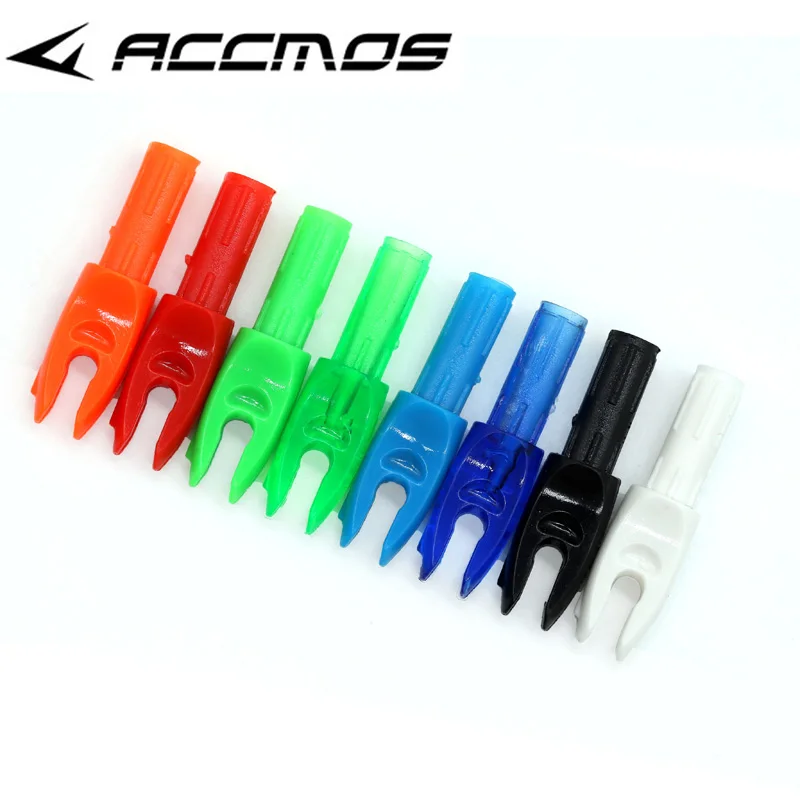 50pcs Archery  ID 5.2 mm Internal Arrow Nocks  For Carbon Fiberglass Arrow Accessory Hunting Shooting  Ends