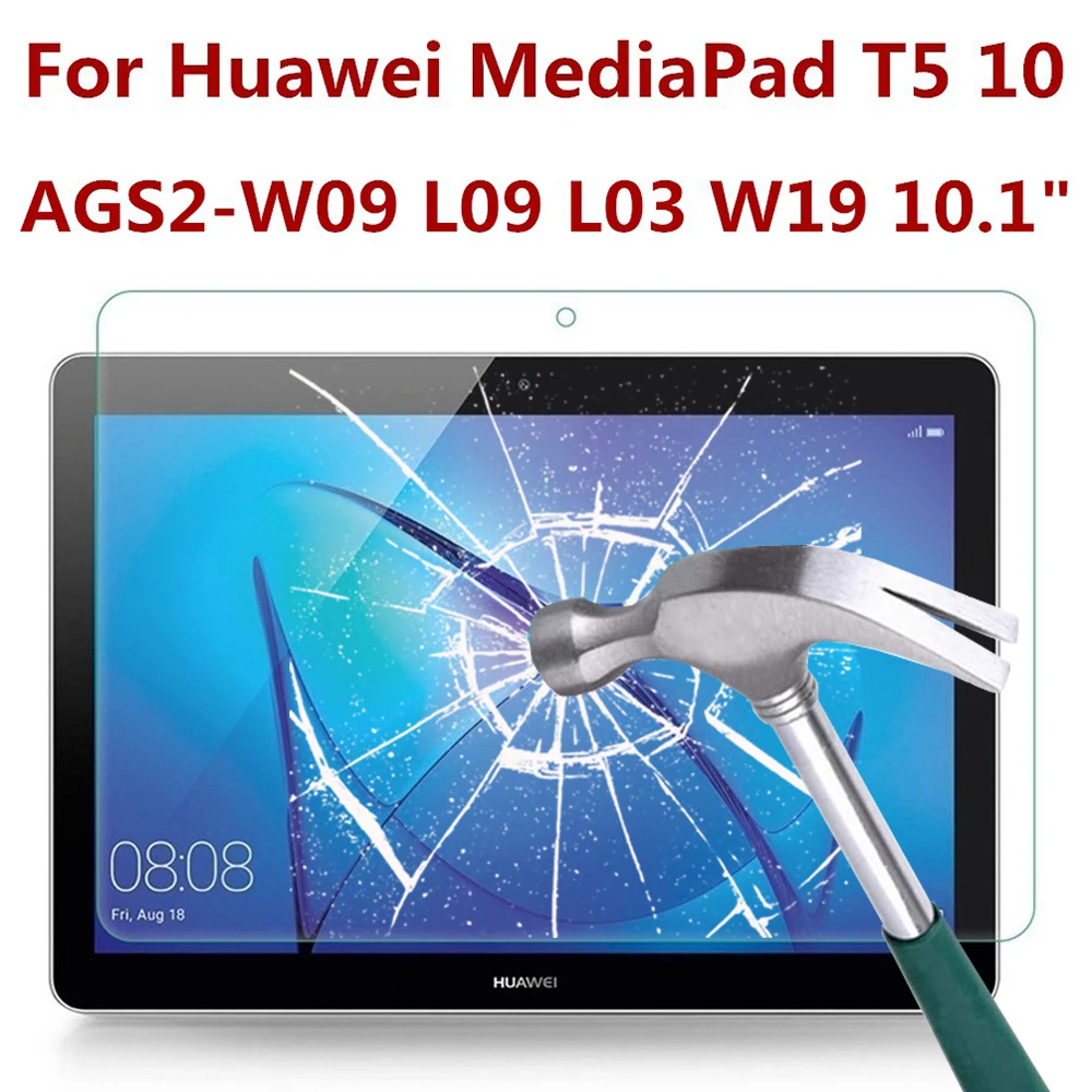 Gehärtetem Glas Für Huawei MediaPad T5 10 Tablet Schutzhülle Film AGS2-W09 L09 L03 W19 10,1 Zoll Anti Fingerprint Screen Protector