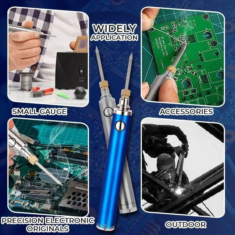 Wireless Charging Electric Soldering Iron Tin Solder Iron USB Fast Charging Portable Microelectronics Repair Welding Tools