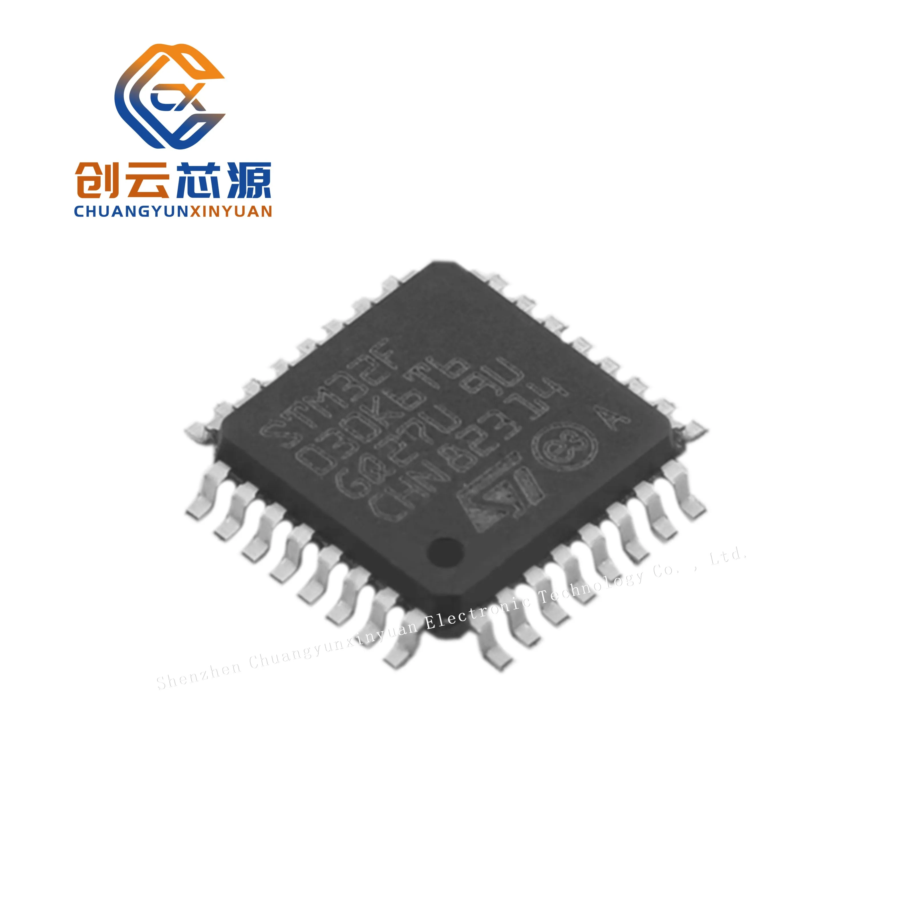 10 Teile/los STM32F030K6T6 ARM®Cortex®-M0 STM32F0 Mikrocontroller IC 32-Bit 48MHz 32KB (32K x 8) FLASH LQFP-32 (7x7)