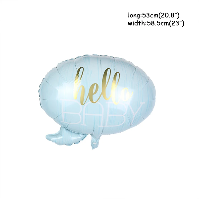 1pcs It\'s a Boy/Girl Foil Bow Balloons Baby Carriage Balloons Baby Shower Globos Birthday Decoration First Birthday Party Decor