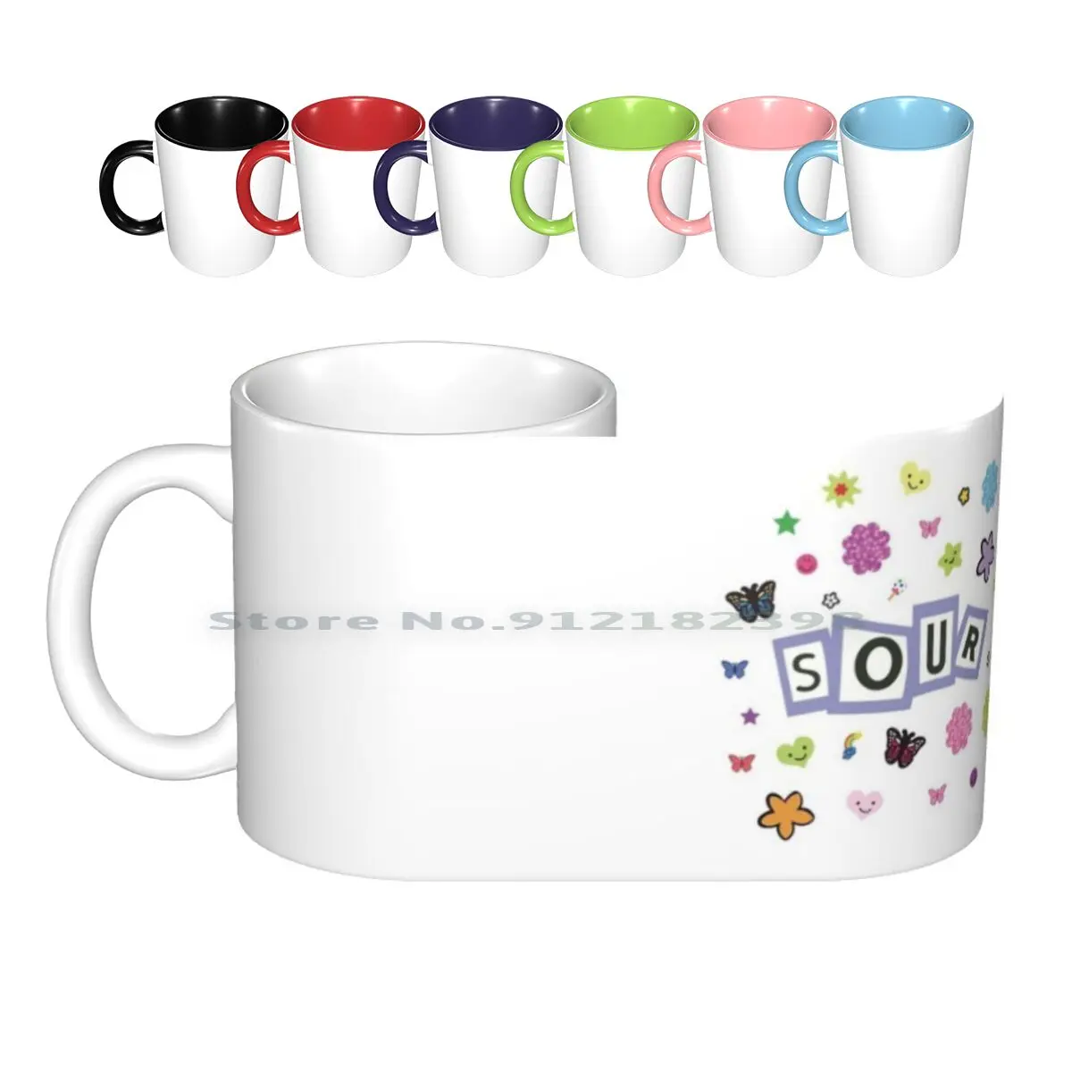 Sour Title Stickers Ceramic Mugs Coffee Cups Milk Tea Mug Good 4 U Good 4 U Olivia Rodrigo Good 4 U Olivia Rodrigo Olivia