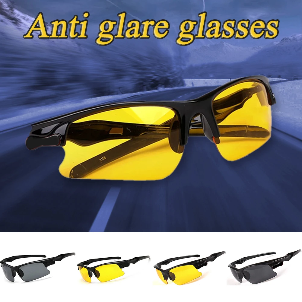 Professional Night Vision Cycling Glasses for Men and Women Wind Sand Anti-Flying Insects Sunglasses Road Cycling Equipment