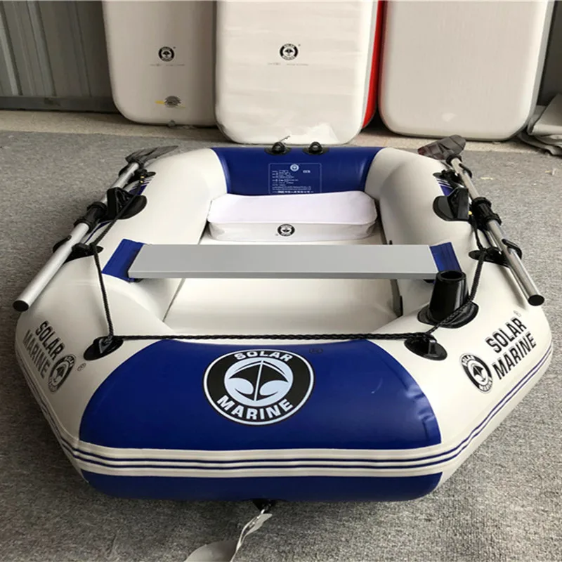 

1 Person 175 Cm Rowing Inflatable PVC Fishing Boat Kayak Canoe Raft Dinghy Hovercraft Air Deck Bottom With Free Accessories