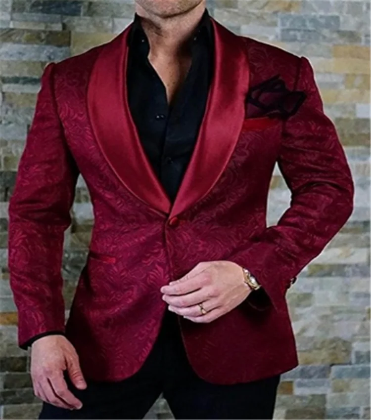 

2020 new multicolor flower men's Wedding Suit bridegroom LAPEL SUIT bridegroom best man Jacket Tuxedo Suit