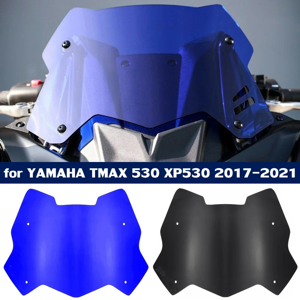 Motorcycle Accessories TMAX 530 Windscreen Windshield for Yamaha TMAX-530 SX XP530 DX 17 18 19 2020 2021 TMAX530 Wind Deflector