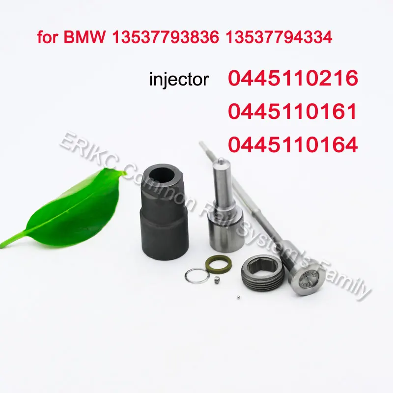 

0445110216 0445110161 0445110164 Common Rail Injector Repair Kits Nozzle DLLA160P1308 Valve F00VC01331 Nut F00VC14012 for BMW