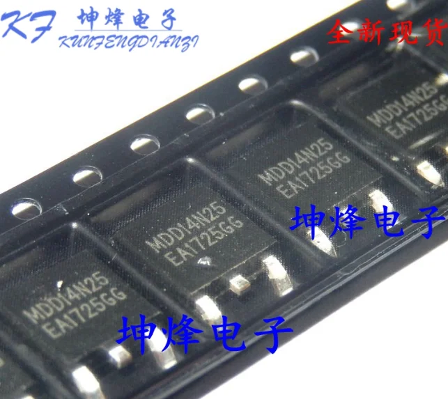 Mxy 10pcs/lot  MDD14N25 TO252 14A 250V 14N25 MOS TO-252 original authentic