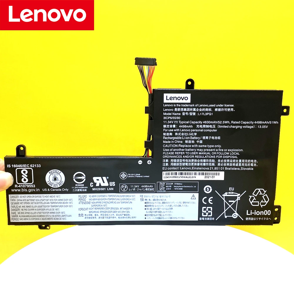 

Новый оригинальный аккумулятор для ноутбука Lenovo Legion Y540-15IRH Y730 Y740-15IRH Y7000 L17C3PG1 L17C3PG2 L17L3PG1 L17M3PG1 L17M3PG3