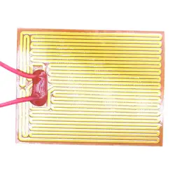 49.5x63mm 35W 24V DC Flexiable Eeletric Polyimide Film Heater Heating element for Electrical Wires