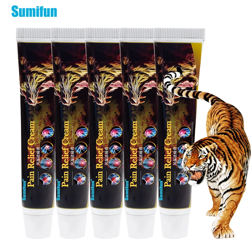 

Sumifun 2/3/5pcs Tiger Pain Relief Ointment Rheumatoid Arthritis Treatment Joint Back Effective Analgesic Cream