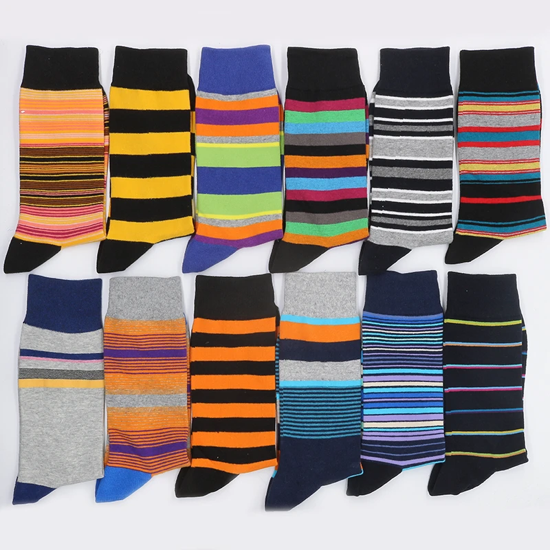 

Men's Cotton Socks Christmas Gifts Print Stripe Set Women's Sock Funny Winter Warm From The Factory Dropshipping Contact Us