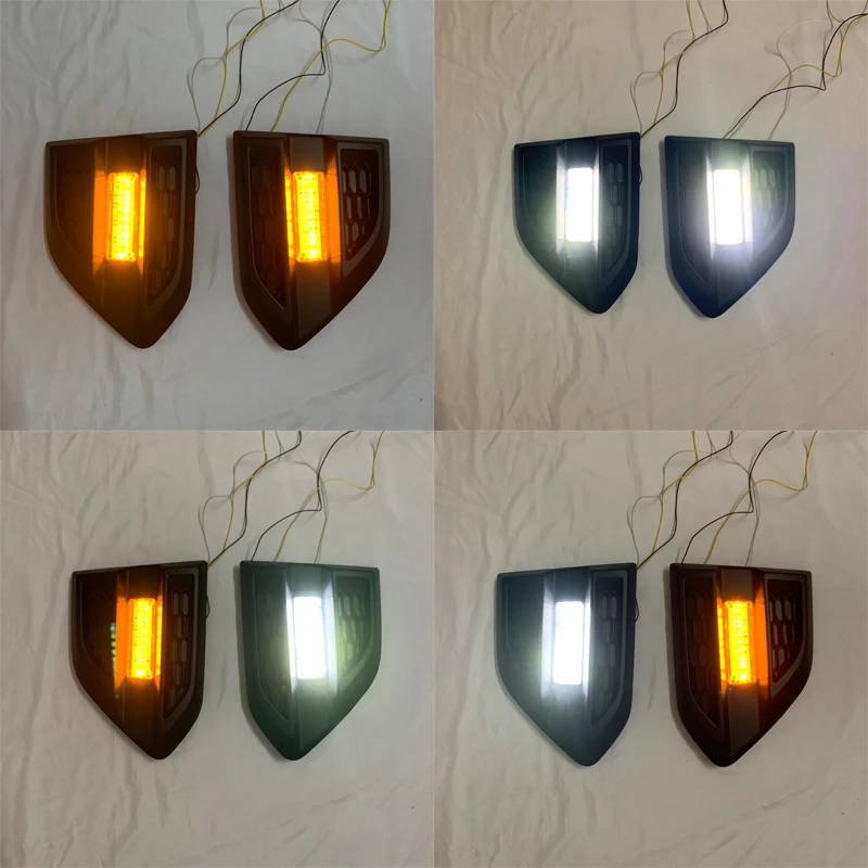 LED Side Air Vent Cover Trim For Ranger 2015-2022 PX2 PX3 T7 T8 XLT XL XLS Wildtrak LIMITED SPORT For Ford Everest 2015-2018