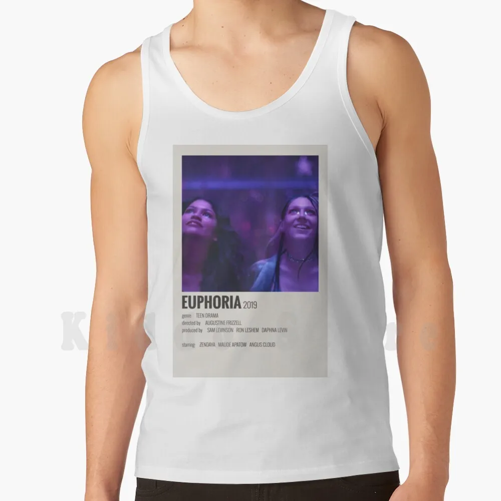 Camisetas sin mangas con estampado de Euphoria Zendaya Rue Bennett Alexa Demie Jacob Elordi Hunter Schafer