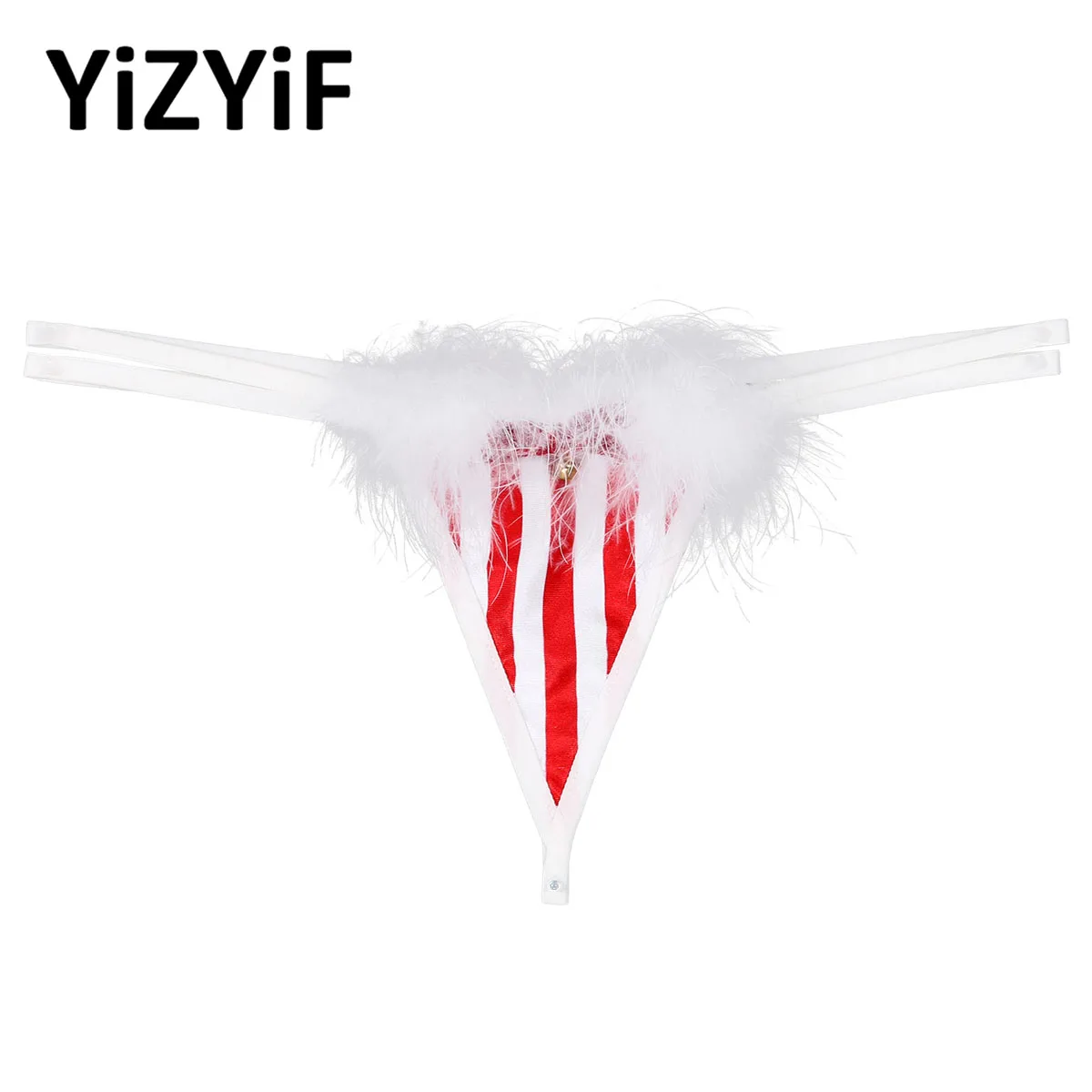 

Женские трусики-стринги в полоску