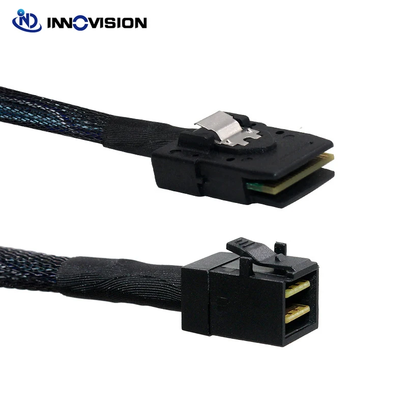 كابل خادم Mini HD إلى 6GB SFF-8087 عالي الكثافة 12GB SFF-8643 Mini SAS للمضيف الداخليين