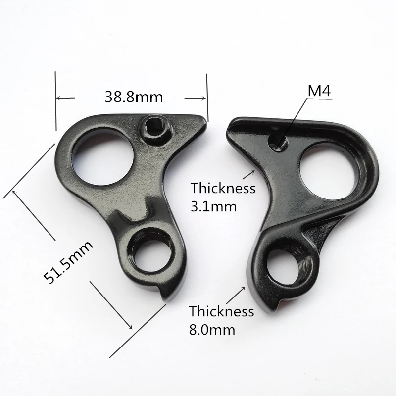 

1pc Bicycle rear derailleur hanger For Felt WR3 FX Compulsion 10 30 Felt Edict Nine in M4 Bolt carbon frame BIKE MECH dropout