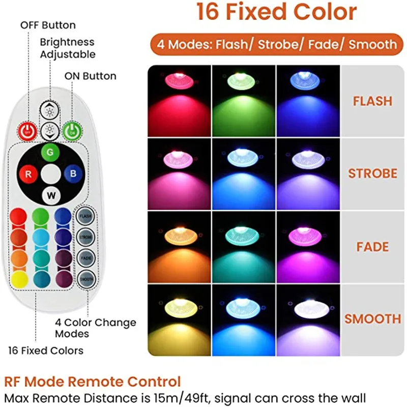 10 واط RGB LED حديقة مصابيح الحديقة 12 فولت أضواء المناظر الطبيعية مقاوم للماء IP65 الدافئة الأبيض مسار جدار شجرة العلم في الهواء الطلق المشهد الأضواء