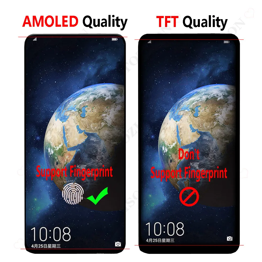 AMOLED For Honor Magic 2 LCD for HUAWEI Honor Magic 2 Display Touch Screen Digitizer Assembly Replacement Magic2 TNY-AL00 LCD