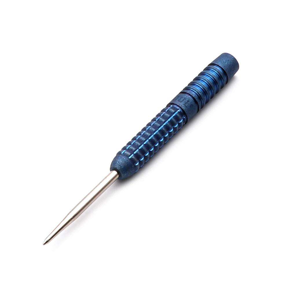 CUESOUL Blue Cocktail with Oil Paint Finished and Gradient ROST Dart Flights-22g Steel Tip 90% Tungsten Dart Set