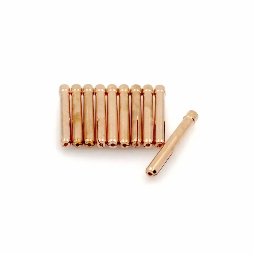 10N23 1/16 "1.6mm TIG COLLET Electrodes สำหรับ WP17 18 26 ไฟฉายเชื่อม TIG Series 10pcs