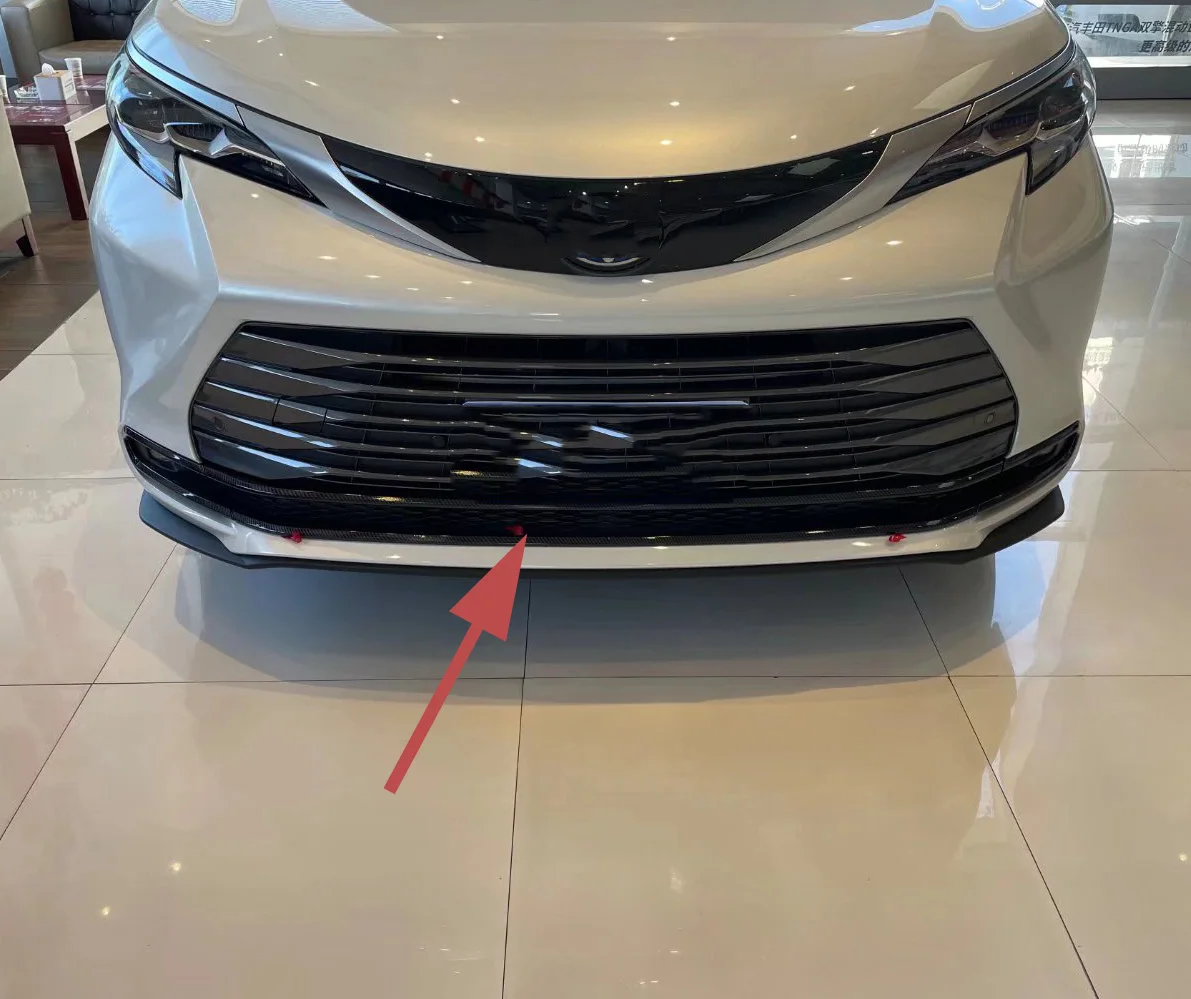 

Для Toyota Sienna 2021 2022, передний нижний бампер, решетка, крышка, накладка, молдинг, наклейка, внешние аксессуары, Стайлинг автомобиля