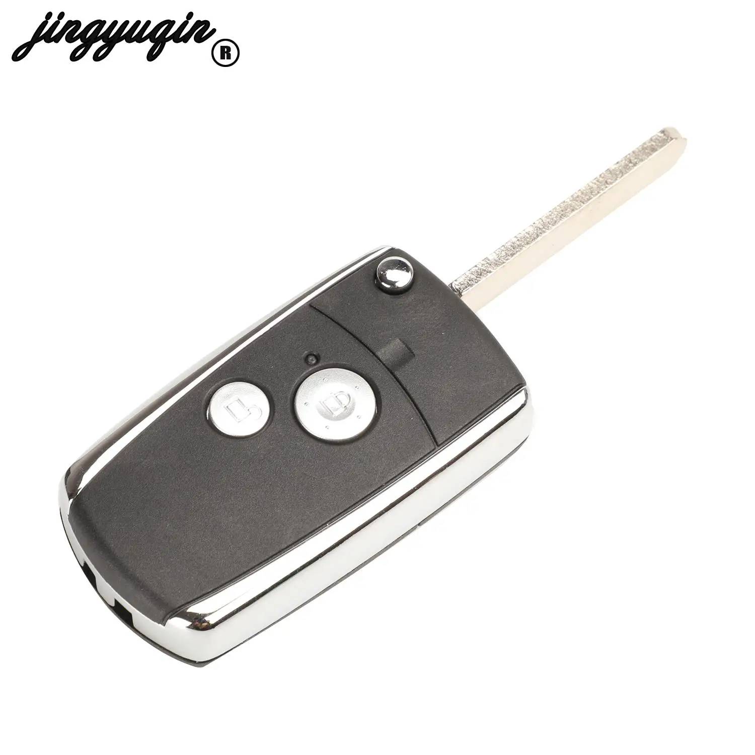 Jingyuqin Update 2/3 Buttons For HONDA Accord Civic CRV Pilot Fit CRV ODYSSEY Car Styling Car Remote Flip Key Shell Fob