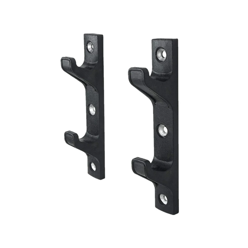 Horizontal Wall Mounted Barbell Rod Holders 2 Bar Storage Frame Barbell Dumbbell Storaged Rack Space Saving Wall Bracket