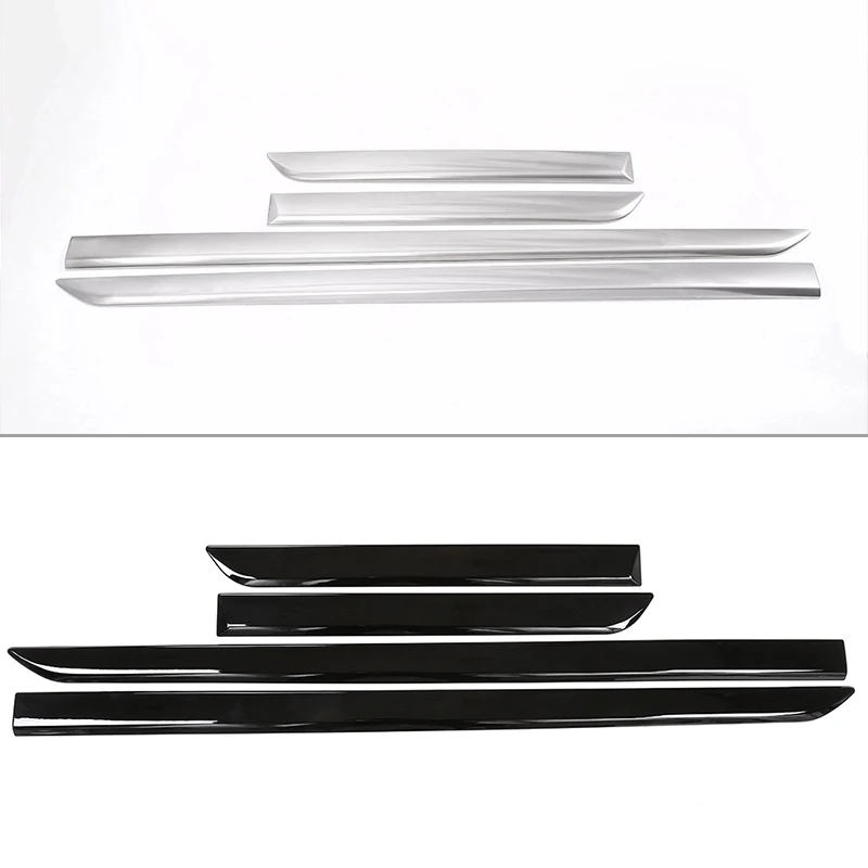 4pcs Car Door Side Skirt Long Strip Stickers Trims For Land Rover Discovery 5 LR5 L462 Auto Body Decoration Accessories