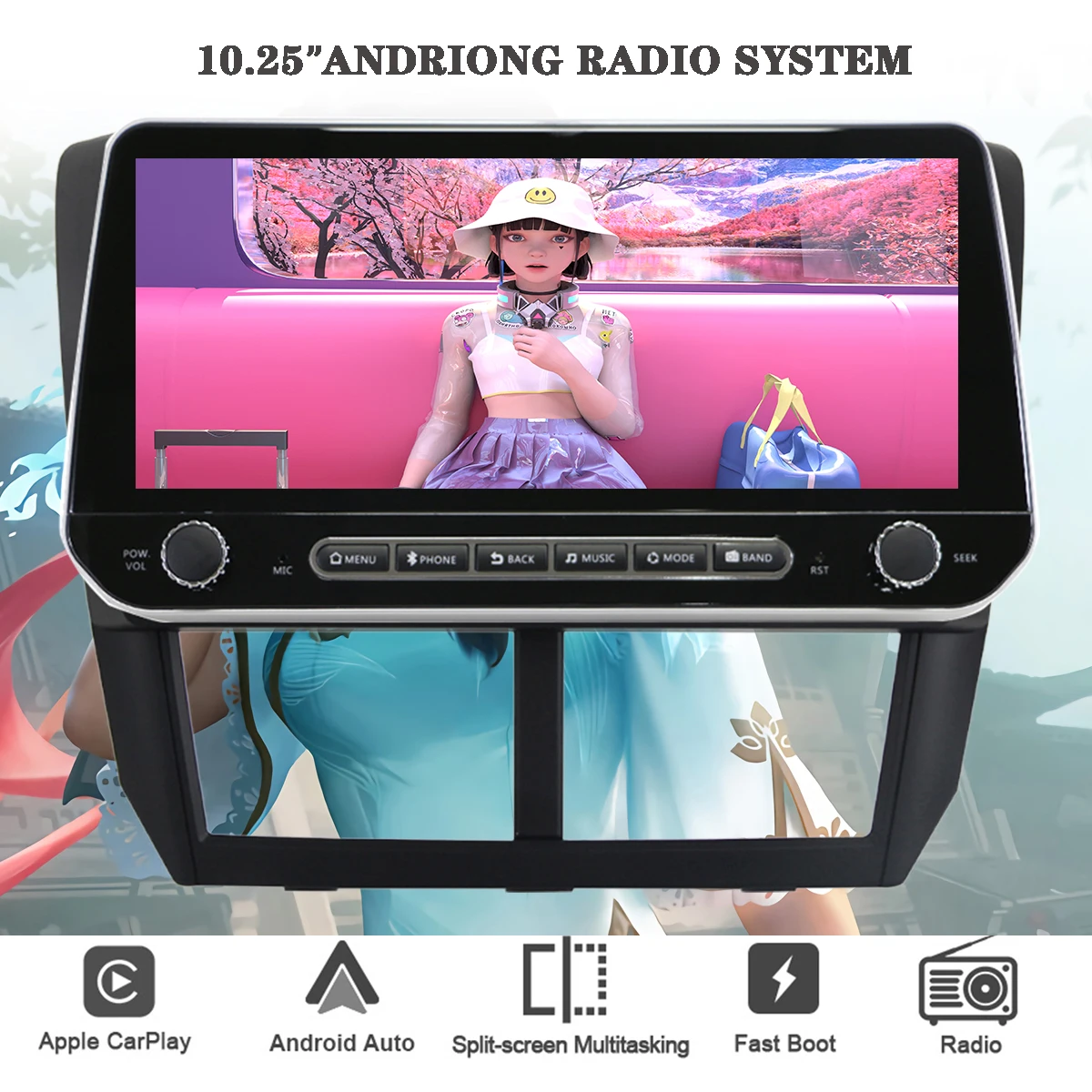 Android 13 Car Radio Audio Stereo Multimedia HU For Subaru Forester Impreza 2007-2013 Head Unit 4G Lte WIFI GPS Navi Cassette