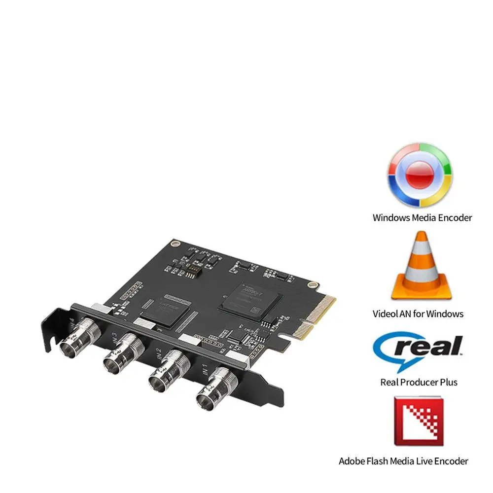 Imagem -03 - Iocdescanso de Placa de Captura e Vídeo Modelos Decklink Duo 4ch Sdi Canais Pcie Captura de Vídeo 3g Sdi Quad 2k