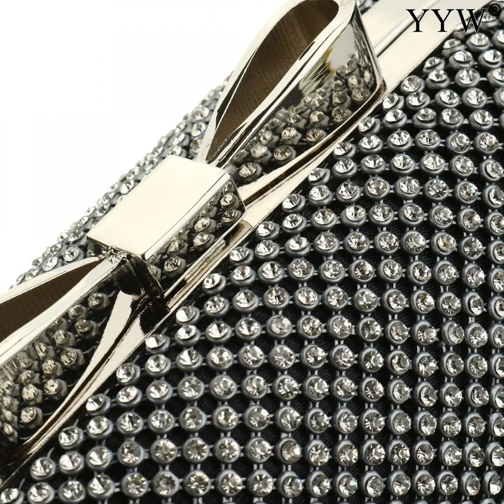 Elegant Women Clutch Bag With Rhinestone Vintage Exquisite Diamonds Small Wallet For Ladies Party Wedding Handbag Evening Bag