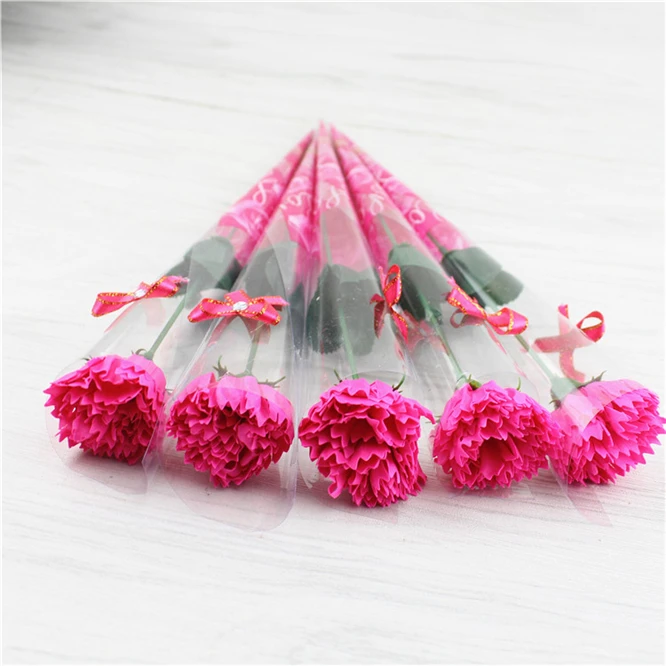 

100pcs Romantic Valentine's Day Christmas Creative gift flower Soap Bouquet party wedding decoration flower artificiais