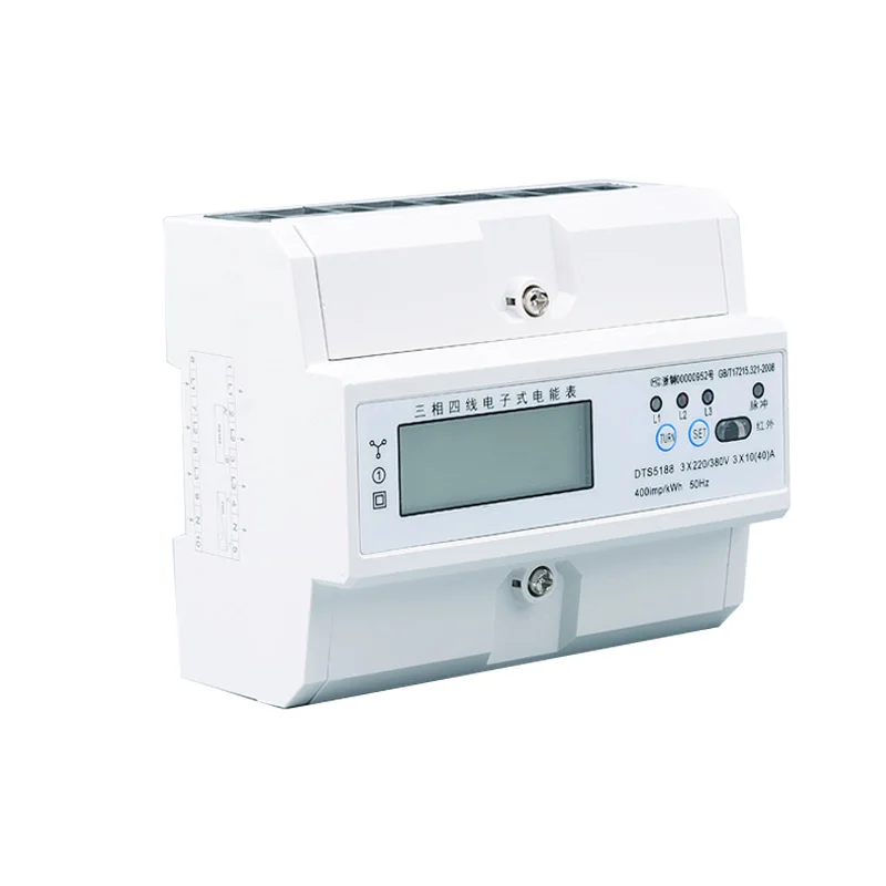 Smart Meter lettura remota Display LCD misuratore di wattora elettronico trifase con RS485 DTS 5188