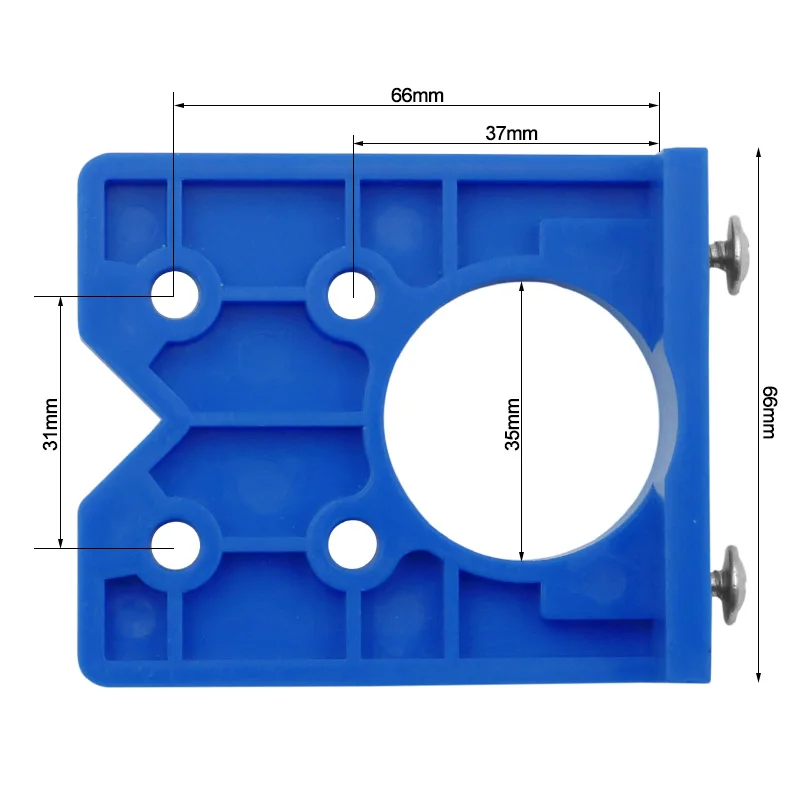 Diy Locator Nauwkeurige Houtbewerking Montage Scharnier Boren Jig Gids Deur Gat Opener Verborgen Kabinet Accessoires Tool