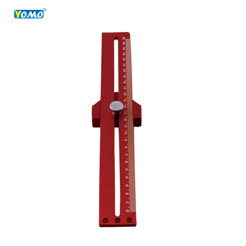 High-precision Scale Ruler Carpentry line Ruler 10 inch  Woodworking Scribing Mark Line 260mm Gauge Carpenter Measuring Tool