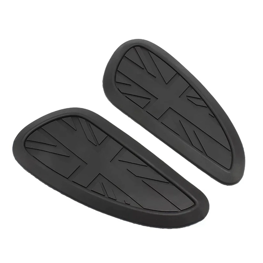 For Triumph T120 T100 Universal RetroTank Pad Gas Tank Traction Pads Fuel Tank Grips Side Stickers Knee Grips Protector Decal