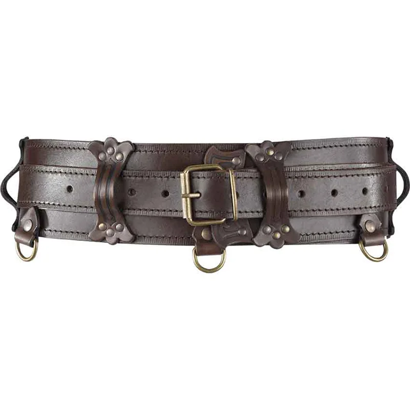 Ceinture Médiévale en Cuir pour Homme et Femme, Large, Steampunk, Gothique, Protection de la Taille, GN, Celtique, oral alier, Cosplay